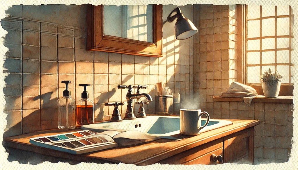 Habit stacking morning routine setup illustrating how to build habits with implementation intentions