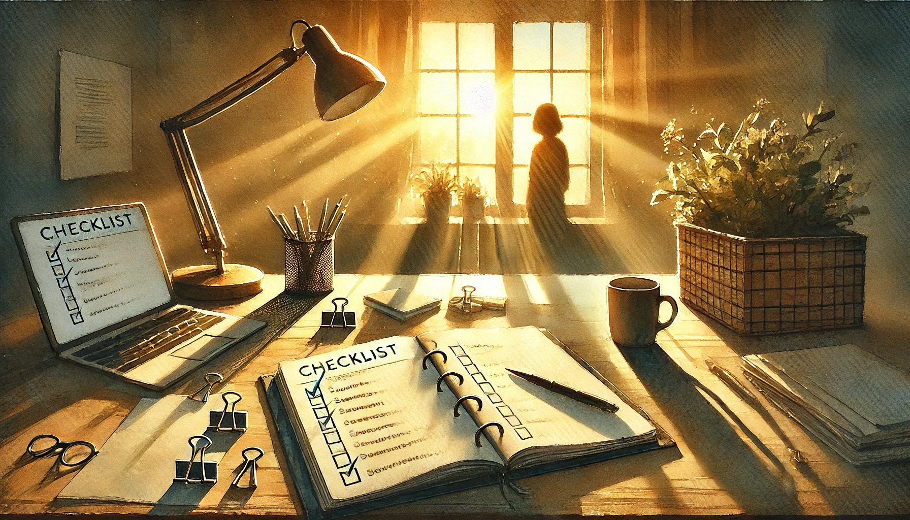 completed checklist on desk symbolizing systems that help stop forgetting tasks