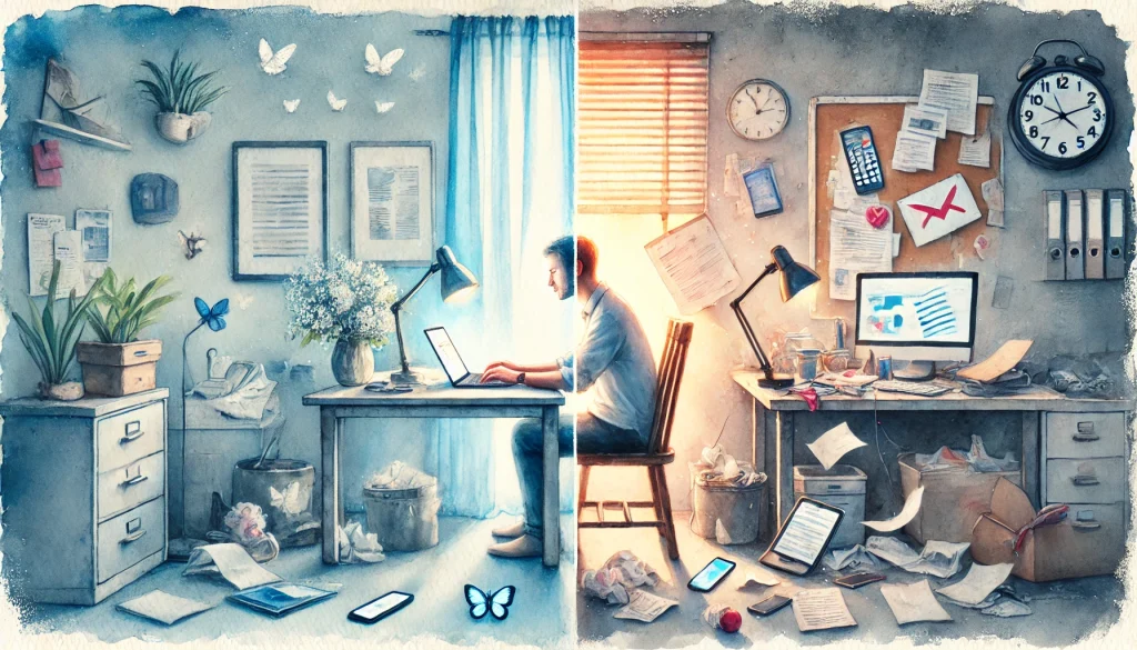 what is the 3 3 3 rule productivity in focused vs busy work environments